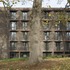 Each façade is of load-bearing brickwork and precast concrete