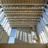 The hall is naturally ventilated