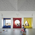 The classrooms are lofty and light-filled