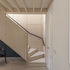 A noticeable feature is the birch plywood stair