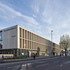 The two elements are separated by a clerestory ribbon of glazing