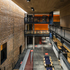 View of the foyer space from above