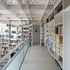 The library occupies the centre of the plan