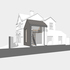 library-house_sectional-perspective_colour-g
