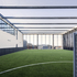 The external multi-use games area (MUGA) at first-floor level