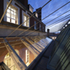 The redevelopment of the 1970s theatre and the new roof level accommodation presented an opportunity to upgrade building fabric, improve the operational efficiency of building systems and reduce the academy’s carbon footprint