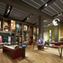 One of the exhibition spaces