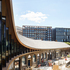 The grand formal statement of the project is the ‘peel’ of the roof