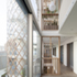 The building’s crescent shape cleverly avoids the effect of long corridors by providing a kind of rolling semi-compartmentalisation which maintains the careful balance between openness and privacy