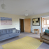 Inside one of the flats