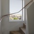 A sculpted timber stair