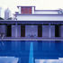 The swimming pool and changing rooms