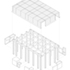 community_classroom_exploded_axonometric_drawing