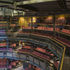 Columns at edges of RST balconies define views as well as reduce the height of the auditorium