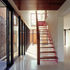 Circulation between entrance lobby and living area