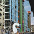 View north up the Rue du Renard showing the east facade of the Centre Pompidou with all the services exposed