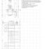 Detailed plan and section through east front showing the services
