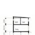 Section through three-storey house