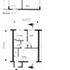 Section and ground floor plan of two-person home