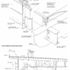 Key section and cut-away isometric of glass roof and structure
