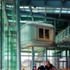 The meeting room overlooks the restaurant