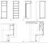 Kitchen cupboard cross sections