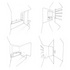Sketches of the carved bathrooms