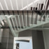 Glass bridge and staircase