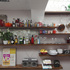 Kitchen floating shelves