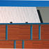 Timber boarding facade