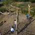 The Clamberable Canopy and rope features take advantage of the topography of the site
