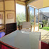 Interior panorama showing relationship between 