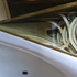 Detailed view of structures behind glazing
