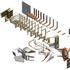 Exploded axonometric