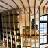Panoramic view of shelves