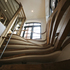Close up view up stairs
