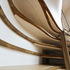 Closeup panorama into stair alcoves