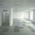 Typical upper level office interior