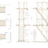 Staircase working drawing
