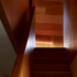 View up into the roof extension