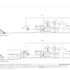 South elevation: Existing and proposed