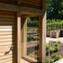 The structure is exposed externally. Green oak was chosen as the primary structure for its durability, strength, heritage, and low carbon footprint and maintenance requirements.