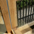Copper roof sheet and flashings protect vulnerable oak members and joints, and junctions between glass and timber.