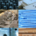 Steel bolts, cut plywood ribs, steel joints and galvanised bars