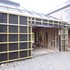 Timber frame covered in DPM and counterbattens