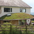 The roof encloses both the internal and external space