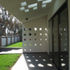 Filtering light and privacy on the east entrance side