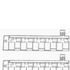 Plans of alternates floors in four-storey block