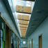The rooflight makes the top-floor corridor a pleasent space