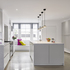 Plumstead Pad_lower ground floor kitchen at front of open plan